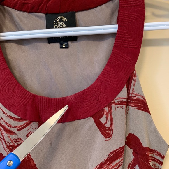 Castle Starr Anthropologie Sleeveless Silk Top - Picture 8 of 8